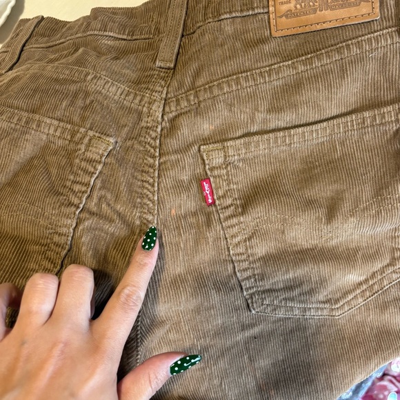 Levis baggy dad brown corduroy pants size 25 🤎 - Picture 16 of 16